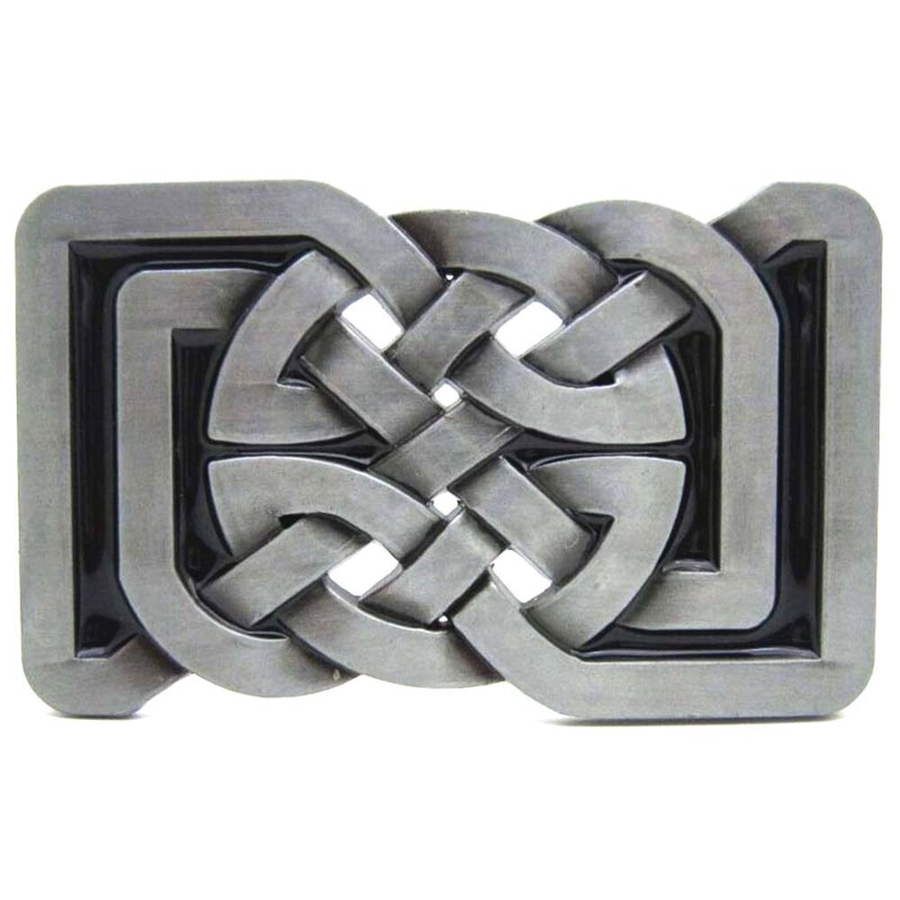 8328 MASOP Square Keltic Celtic Knot Belts Buckle Rectangle Vintage
